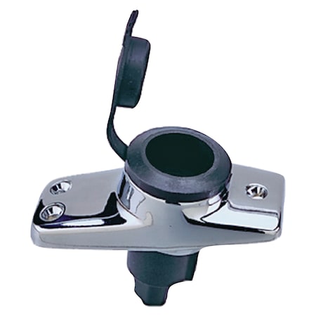 Seachoice Spare Light Base Assembly, Chrome Pltd Zamak w/Rubber Cover 8281